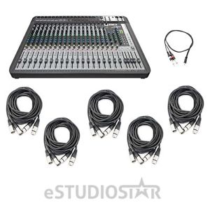 Soundcraft Signature 22 MTK Compact Analogue Mixer with Cables NEW