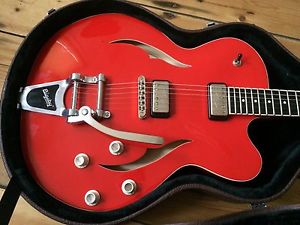 Hofner Verythin Single Cutaway HVSC-RD Semi Acoustic Guitar Germany Hubert Kaa