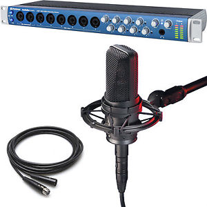 Presonus AudioBox1818 VSL Recording Interface & Audio Technica AT4050 Microphone
