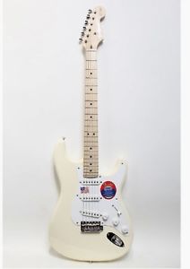 Fender Artist Eric Clapton Stratocaster Olympic White w/hard case F/S #Q559