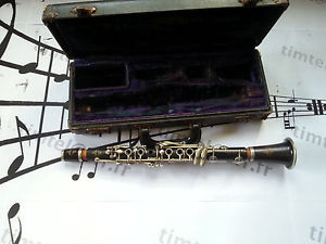 SUPERBE Petite Clarinette ébéne "NOBLET" Mib Prête à jouer