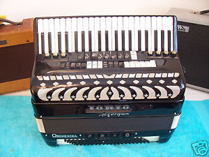 IORIO Accorgan Orchestra 120 bass Accordion 3/4 Reeds 7-2 reg.  Accordian VGC