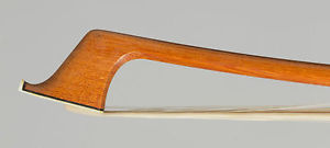 A fine certified French cello bow J F Daber