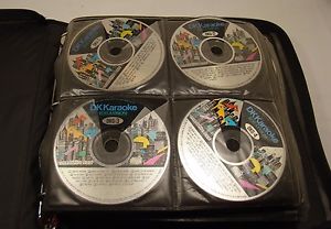 DK KARAOKE AND VARIOUS CD+G English SET MIXED SONGS OVER 2500 SONGS