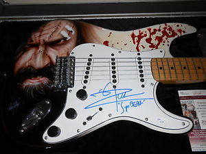 Fender Stratocaster guitar Rob Zombie signed w/ JSA proof