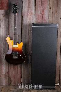 Sozo Z Series Z7 Vintage Electric Guitar with P90 and Case Tobacco Fade