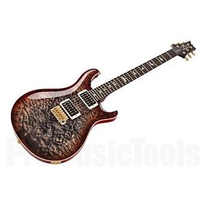 PRS USA Custom 24-08 Experience Wood Library Y8 (CY) Charcoal Cherry Quilt * NEW