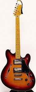 Fender Starcaster Semi-Hollow Body Electric Guitar Aged Cherry Burst Maple FB