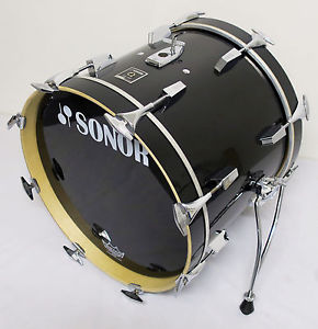 Very RARE 1970's Vintage SONOR PHONIC 18" x 14" BOP BASS DRUM, NICE! FREE SHIP!