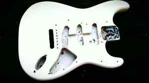 1961 Fender Stratocaster Body Pre-CBS Olympic White Vintage