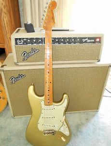 Fender Stratocaster 1963 Custom Order - Gold Hardware & Maple Cap - L@@K