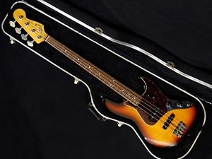 Fender USA American Vintage '62 Jazz Bass 2Knob Brown w/hard case F/S Bass #X526