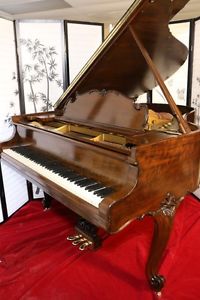 Steinway M Luxury Art Case 1930 Walnut King Louis XV (See Video) RESTORED