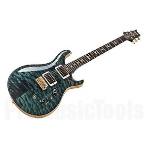 PRS USA Custom 24-08 Experience Wood Library Y9 (ST) - Slate Blue Quilt * NEW *