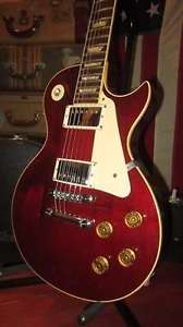 Vintage 1980 Gibson Les Paul Standard Electric Guitar w/ Original Case Wine Red