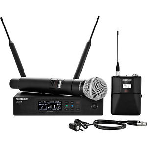 Shure QLX-D Series Handheld/Lavalier Combo Wireless System QLXD124/85-H50 Band