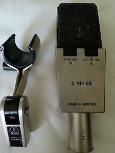 AKG C 414 EB Condenser Microphone & Clip - Nylon Capsule