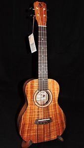KANILE’A KANILEA K-3 TENOR SOLID PEMIUM CURLY KOA TENOR UKULELE WITH CASE