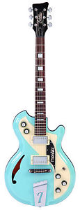 Italia Guitars Mondial Classic Guitar Blue mit Gigbag