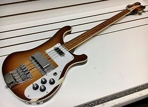 1978 RICKENBACKER 4001 Fretless ELECTRIC BASS Guitar w/ OHSC RB 833 Rick-O