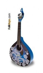 Hand Painted Portuguese FADO GUITAR Lisbon, Lisboa Style