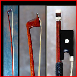 French violin bow Cuniot-Hury - Raffin certified - 1900 year - pernambuco