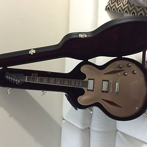 2015 Gibson Memphis Dave Grohl ES-335 model in Metallic Gold finish