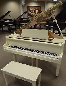 Polished Ivory Samick SG140 Baby Grand Piano