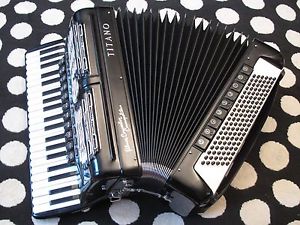 TITANO "COSMOPOLITAN CONVERTOR" LMMH ACCORDION/ACCORDIAN, HANDMADE "BINCI" REEDS