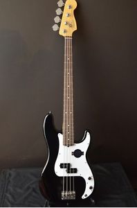 Fender USA American Standard PRECISION BASS Black w/hard case F/S #A2698