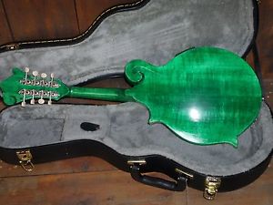 New Mia F-7E F-Style Mandolin & Case- Celtic Fire -Acoustic/Electric -USA Made
