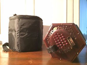 Beautiful 48 keys Lachenal New Model English concertina