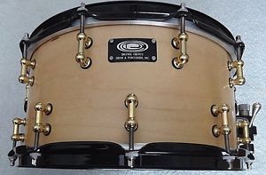 #1 of one: USA built OCPD, 7 x 14, 10-ply maple, 20 brass lugs, Trick throw off