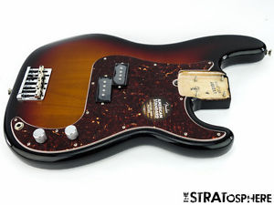 LOADED Fender American Standard Precision P BASS BODY Custom Shop 60s Sunburst