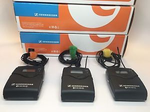 Set of 3 Sennheiser EK 300 IEM G3 Wireless Bodypack Receivers