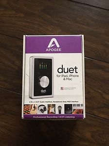 apogee duet For iPad iPhone And Mac 2 in 4 Out USB