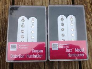 NEW Seymour Duncan Distortion SH-6B SH-2N Jazz Set White 11102-21-W_11102-01-W