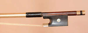 A fine French certified violin bow by Voirin 1875