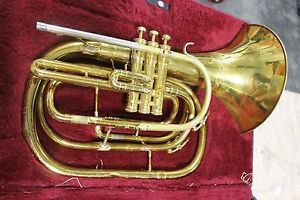 KING 1122 MARCHING French Horn Mellophone WITH CASE