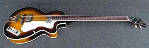 Hofner HCT 500/2-SB CLUB BASS GUITAR GREAT UK VINTAGE STYLE VIBE Sunburst