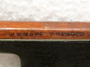 Private COLLECTION to SELL - 92: A good German VIOLIN BOW  *KNOPF DRESDEN*