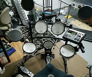 Roland td-8 kit.  Mesh pads. Pearl double bass pedal