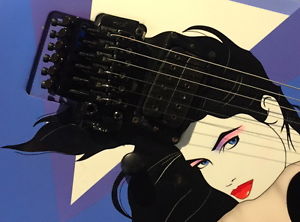 1987 BC Rich Gunslinger "Nagel Graphic" RARE Color