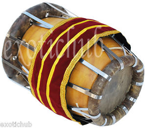 NEW THAKIL~THAVIL~SOUTH INDIAN DRUMS~HAND MADE WITH JACKFRUIT WOOD~GREAT SOUND