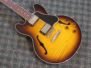 2005 Gibson USA Custom Shop CS-336 Figured Semi-Hollow Sunburst! CS336! w/OHSC