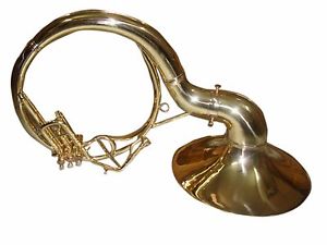SALE, PROFESSIONAL BB 22" SUSAPHONE BRASS FINISH 3 VALVE FREE+BAG+MP+CARE KIT