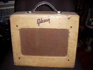 1954 Gibson GA-5 Les Paul Jr Skylark Guitar Amp spectacular tweed champ style