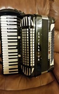 Accordion.exselsior 940 /4/5/Hand.made.reeds double tone.chamber excondition