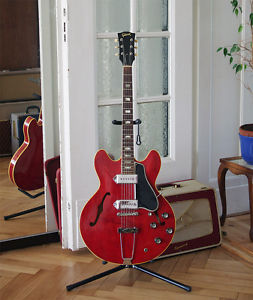 Vintage orig. USA 1966 Gibson ES 330 TDC thinline cherry, mit Koffer