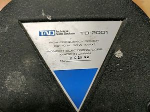 (2) technical audio designs Tad td-2001 high frequency drivers pioneer